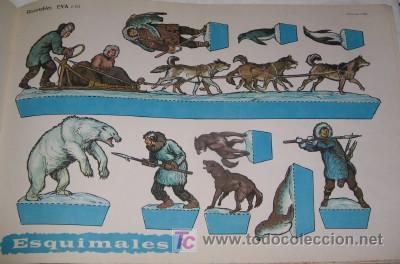 Coleccionismo recortables: RECORTABLES ESQUIMALES DE EVA - Foto 1