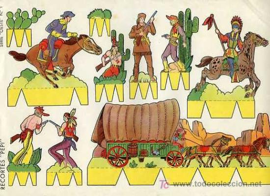 Coleccionismo recortables: RECORTABLE OESTE PEPI N&ordm;1 - Foto 1