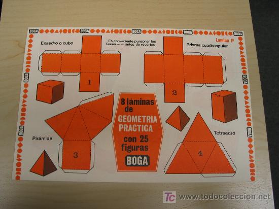Coleccionismo recortables: L&Aacute;MINAS GEOMETR&Iacute;A PR&Aacute;CTICA - Foto 1