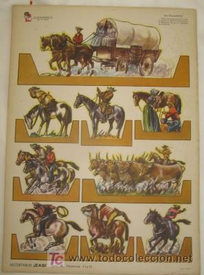 Coleccionismo recortables: RECORTABLE DEL OESTE, DE ZAS - Foto 1