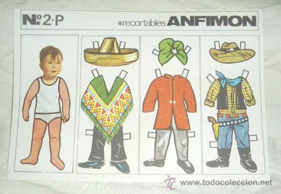 Coleccionismo recortables: RECORTABLE ANFIMON N&ordm; 2 P - Foto 1