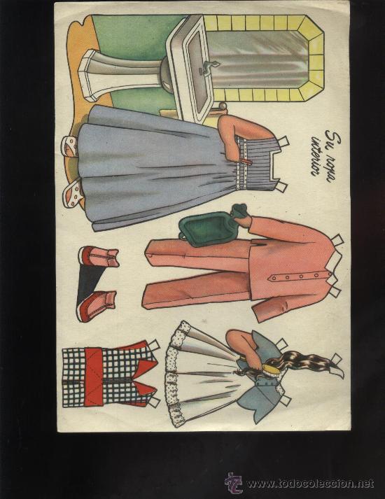 Coleccionismo recortables: RECORTABLES DE NI&Ntilde;AS DE SU ROPA INTERIOR - Foto 1
