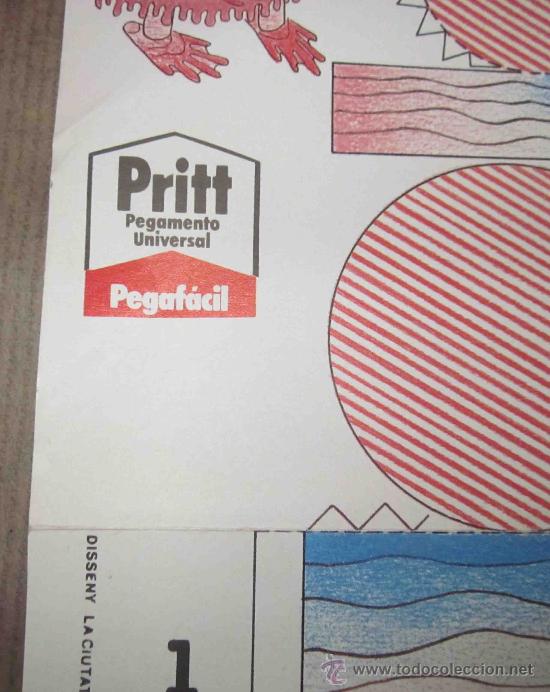 Coleccionismo recortables: RECORTABLE PUBLICITARIO PEGAMENTO PRITT - Foto 2
