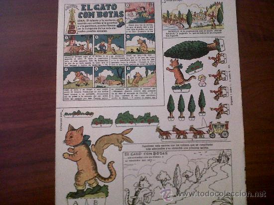 Coleccionismo recortables: RECORTABLE EL GATO CON BOTAS-EDICIONES TBO - Foto 1