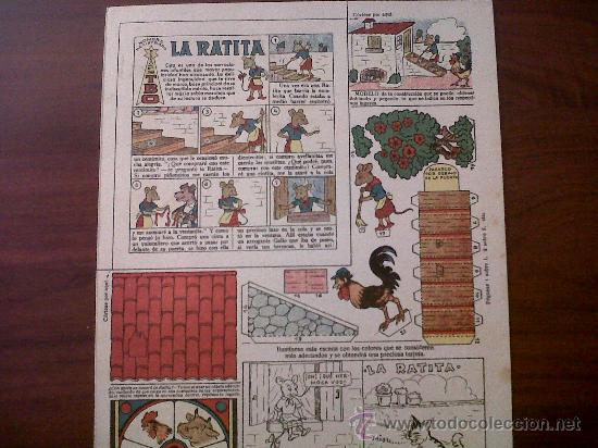 Coleccionismo recortables: RECORTABLE LA RATITA-EDICIONES TBO - Foto 1