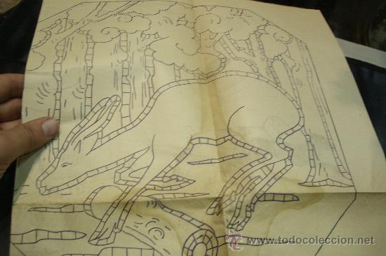 Coleccionismo recortables: PAPEL CON PATRONES DE MODA DE LOS A&Ntilde;OS 20 - Foto 2