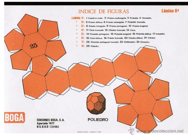 Coleccionismo recortables: 8 L&Aacute;MINAS DE GEOMETR&Iacute;A PR&Aacute;CTICA - EDICIONES BOGA - Foto 2