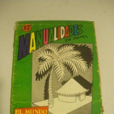 Coleccionismo Recortables: MANUALIDADES EN PAPEL Nº17. SALVATELLA. 1970