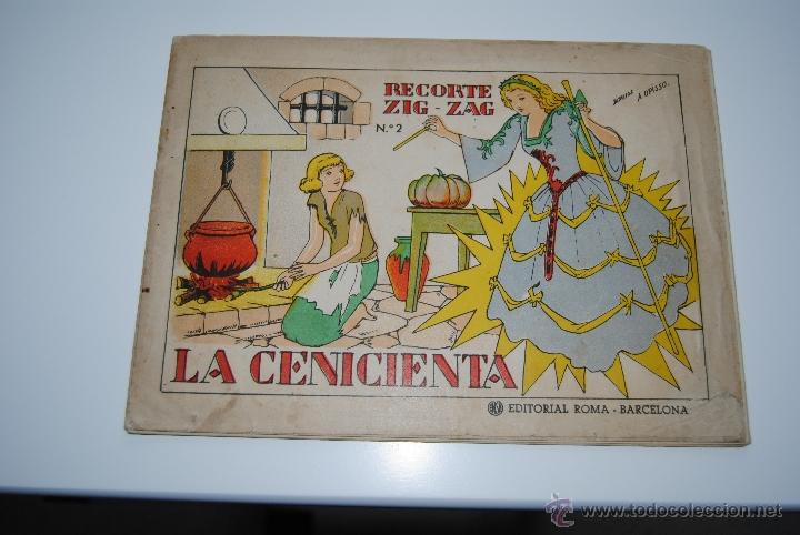 Coleccionismo recortables: RECORTE ZIG-ZAG N&ordm; 2 LA CENICIENTA - Foto 1