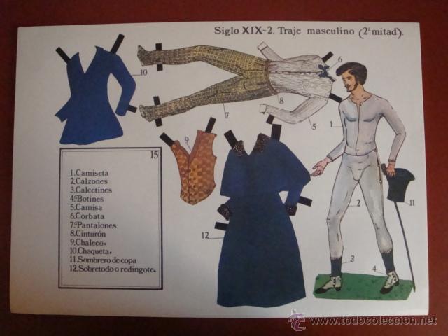 Coleccionismo recortables: HISTORIA DEL TRAJE - Foto 1