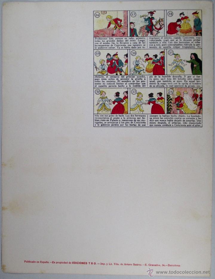 Coleccionismo recortables: RECORTABLE DE CUENTO INFANTIL , LA CENICIENTA , EDICIONES TBO - Foto 3