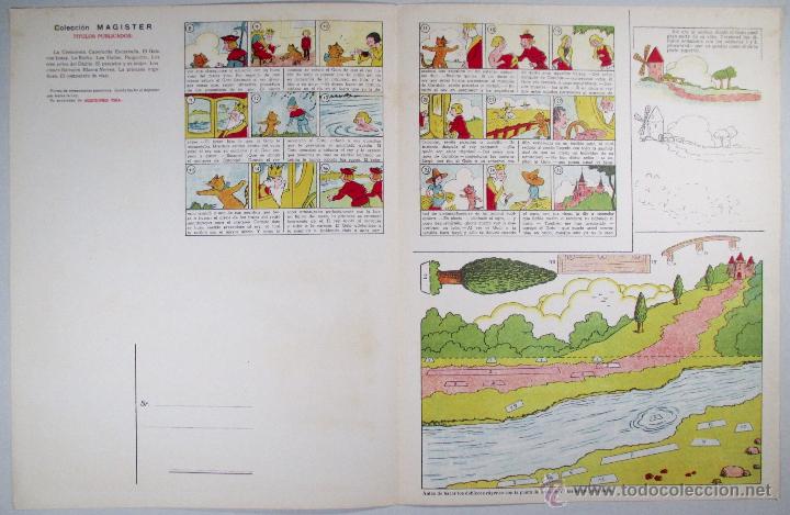Coleccionismo recortables: RECORTABLE DE CUENTO INFANTIL , EL GATO CON BOTAS , EDICIONES TBO - Foto 2