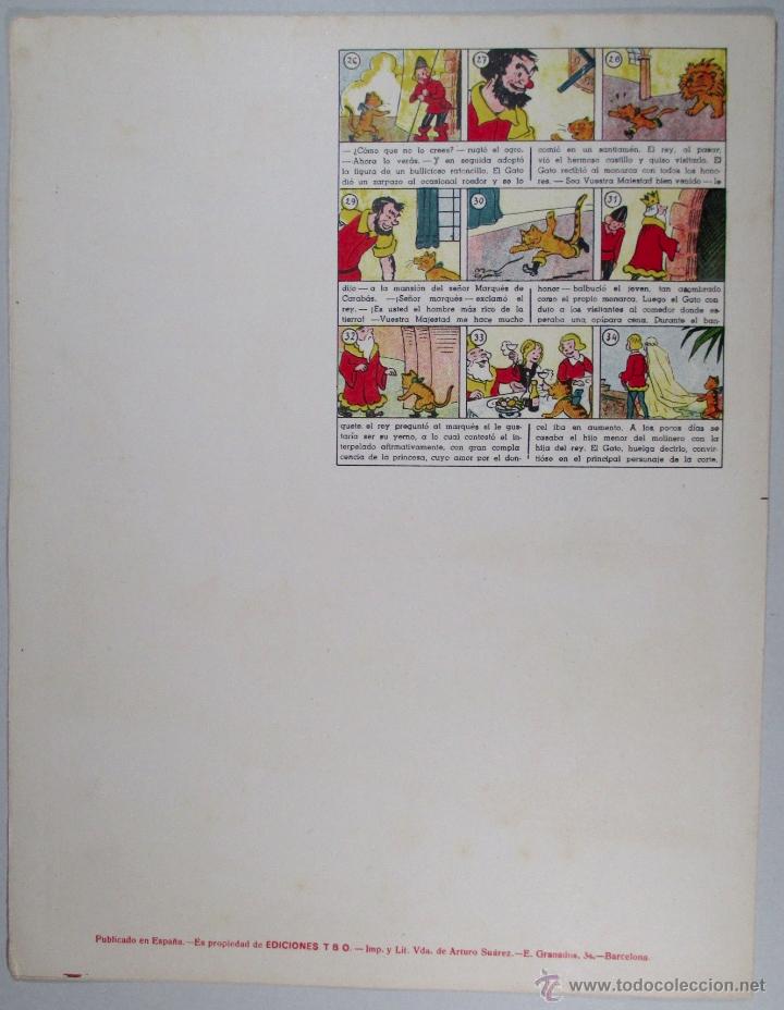 Coleccionismo recortables: RECORTABLE DE CUENTO INFANTIL , EL GATO CON BOTAS , EDICIONES TBO - Foto 3