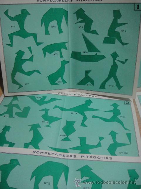 Coleccionismo recortables: rompecabezas pitagoras - Foto 2