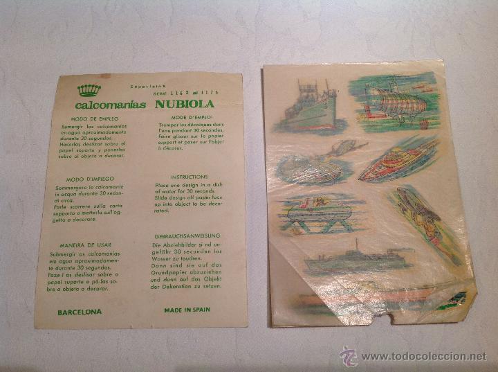 Coleccionismo recortables: Calcomanias NUBIOLA - Foto 2