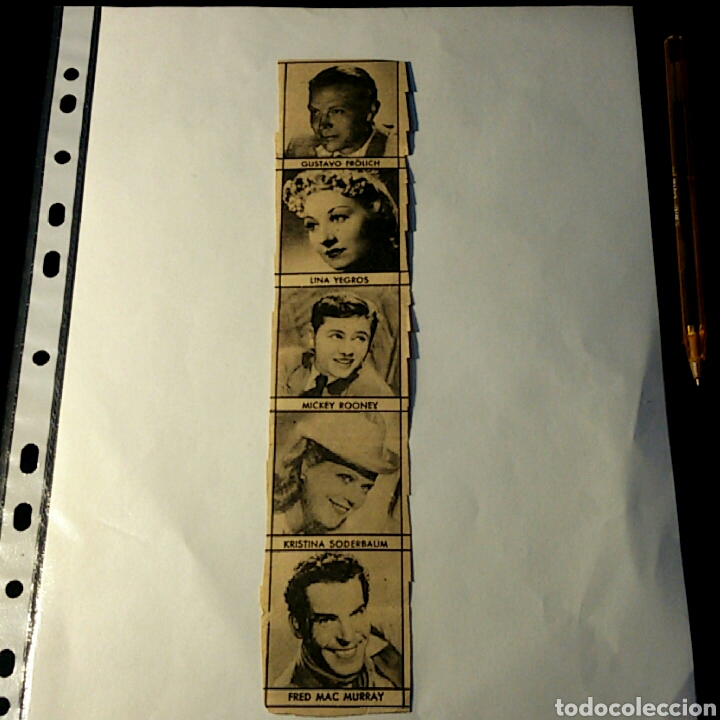 Coleccionismo recortables: Recortable actores - Foto 1