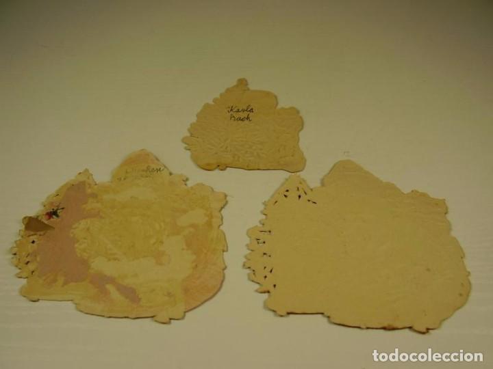 Coleccionismo recortables: Obleas de papel.1900 - Foto 3