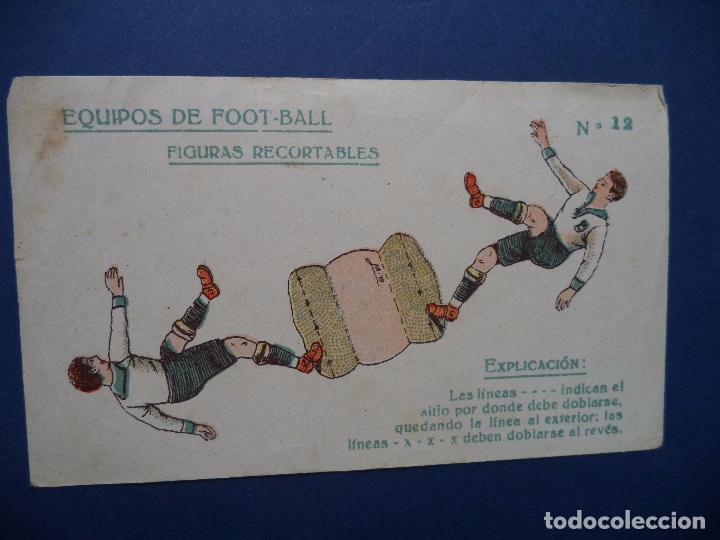 Coleccionismo recortables: RECORTABLE EQUIPOS DE FOOT-BALL - Foto 1