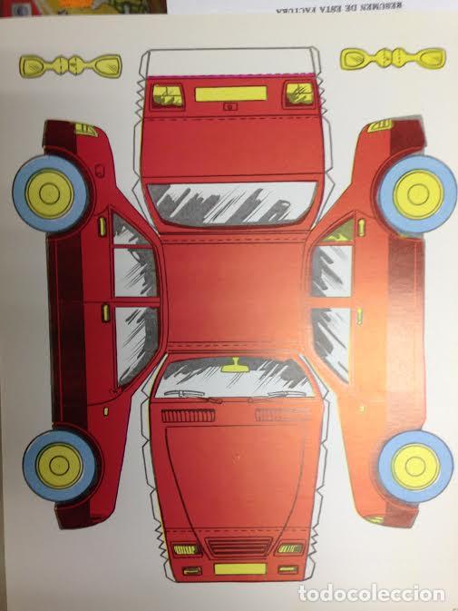 Coleccionismo recortables: RECORTABLES - COHETE - CASTILLO - COCHE - Foto 2