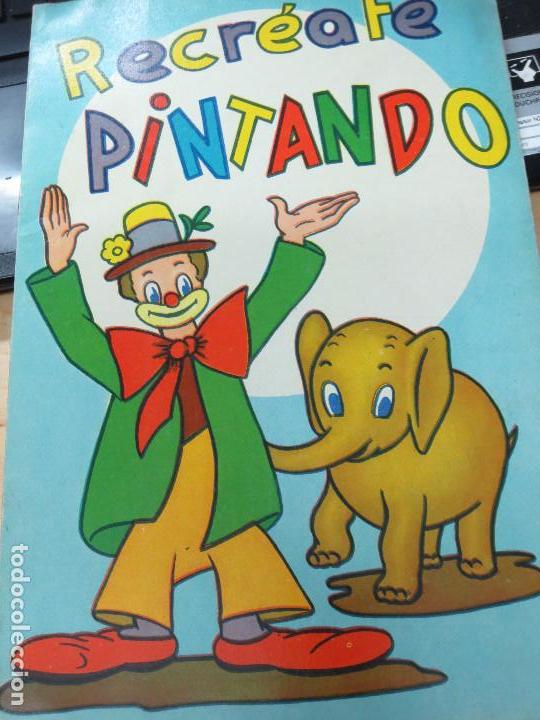 Coleccionismo recortables: RECR&Eacute;ATE PINTANDOEDIT FHER A&Ntilde;O - Foto 1