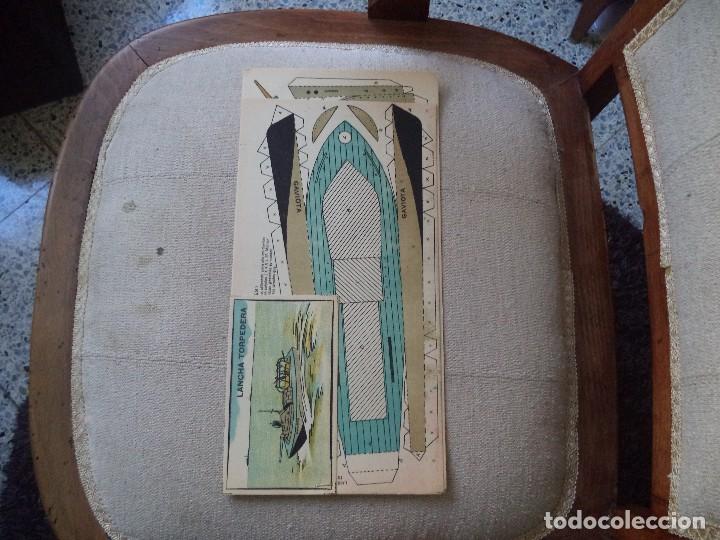 Coleccionismo recortables: Recortable  Lancha Torpedera. - Foto 1