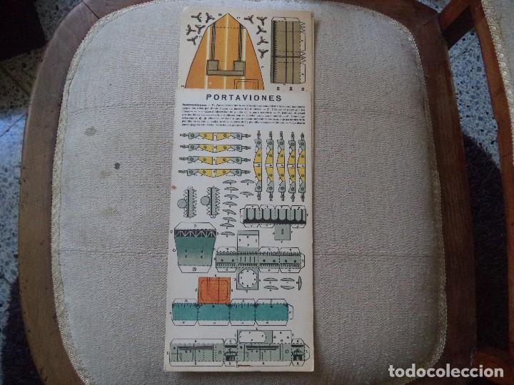 Coleccionismo recortables: Recortable Portaviones - Foto 1