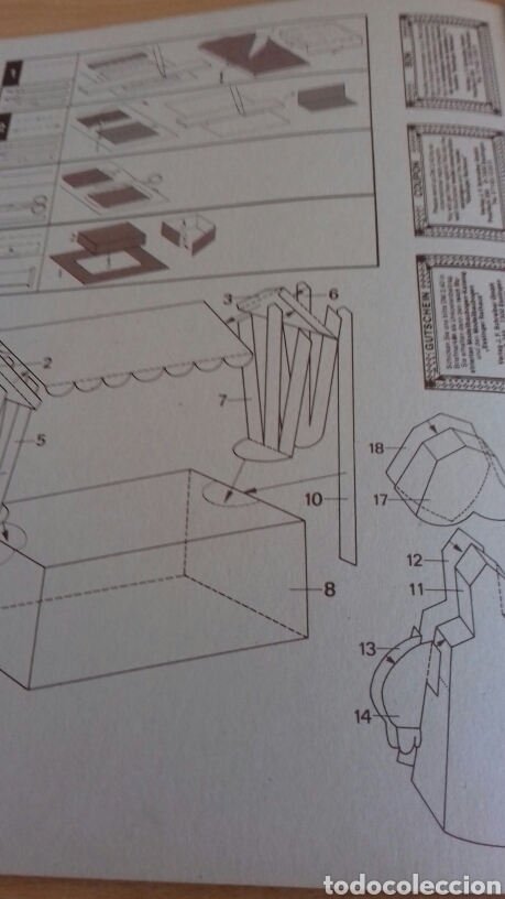 Coleccionismo recortables: VENDEDORA CON PUESTO Y CAJAS - Foto 2