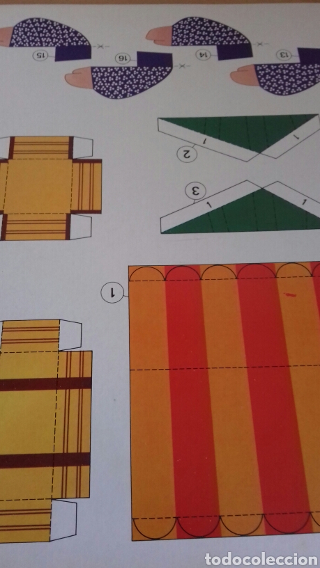 Coleccionismo recortables: VENDEDORA CON PUESTO Y CAJAS - Foto 3