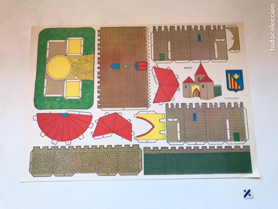 Coleccionismo recortables: LAMINA RECORTABLE CASTILLO 2 - Foto 1