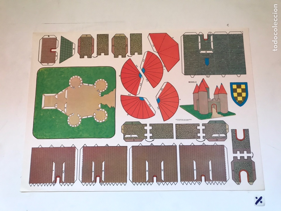Coleccionismo recortables: LAMINA RECORTABLE CASTILLO 3 - Foto 1
