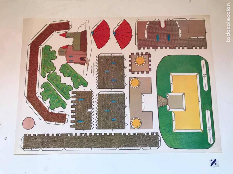 Coleccionismo recortables: LAMINA RECORTABLE CASTILLO 6 - Foto 1