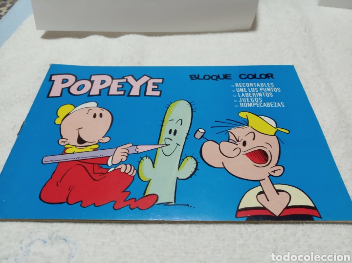 Coleccionismo recortables: Popeye bloque color - Foto 1