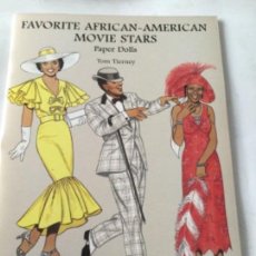 Coleccionismo Recortables: FAVORITE AFRICAN-AMERICAN MOVIE STARS- PAPER DOLLS- RECORTABLE. Lote 219963906
