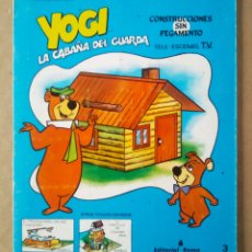 Coleccionismo Recortables: COLECCIÓN TELE-ESCENAS TV N°3 YOGUI/LA CABAÑA DEL GUARDA (ROMA, 1985). SIN USAR. HANNA-BARBERA. YOGI. Lote 225277450