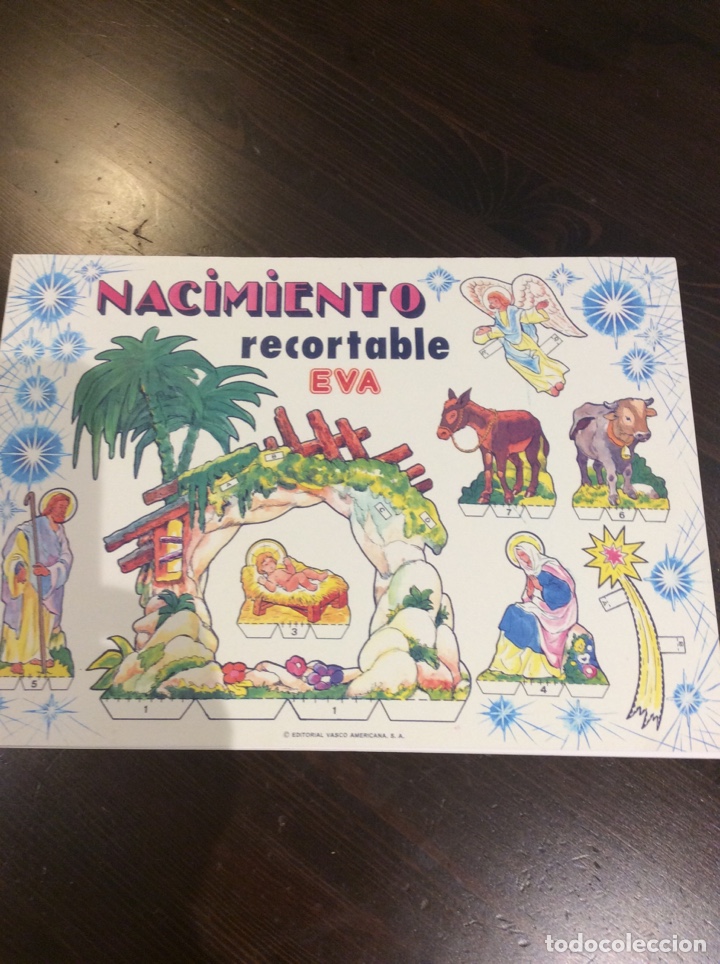Coleccionismo recortables: NACIMIENTO RECORTABLES EVA - Foto 1