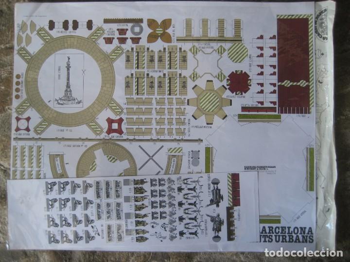 Coleccionismo recortables: Recortable : Monument a Colom. Barcelona elements urbans - Foto 1