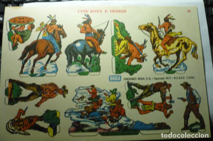 Coleccionismo recortables: hola grande recortable indios y vaqueros - Foto 1
