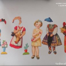 Collezionismo Figurine da Ritagliare: RECORTABLES Y MUÑECA DE 23CM DE LOS AÑOS 60. Lote 310985823