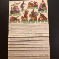 Coleccionismo Recortables: RECORTABLES SERIE HISTORIA DE ESPAÑA EDITORIAL ROMA COMPLETA COLECCIÓN 16 LAMINAS. Lote 317418148