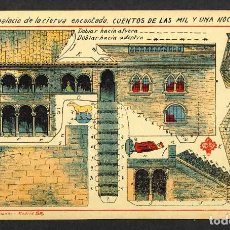Coleccionismo Recortables: RECORTABLE DE CUENTOS: PALACIO DE LA CIERVA ENCANTADA. CUENTOS MIL Y UNA NOCHES (ED.HERNANDO NUM.81)