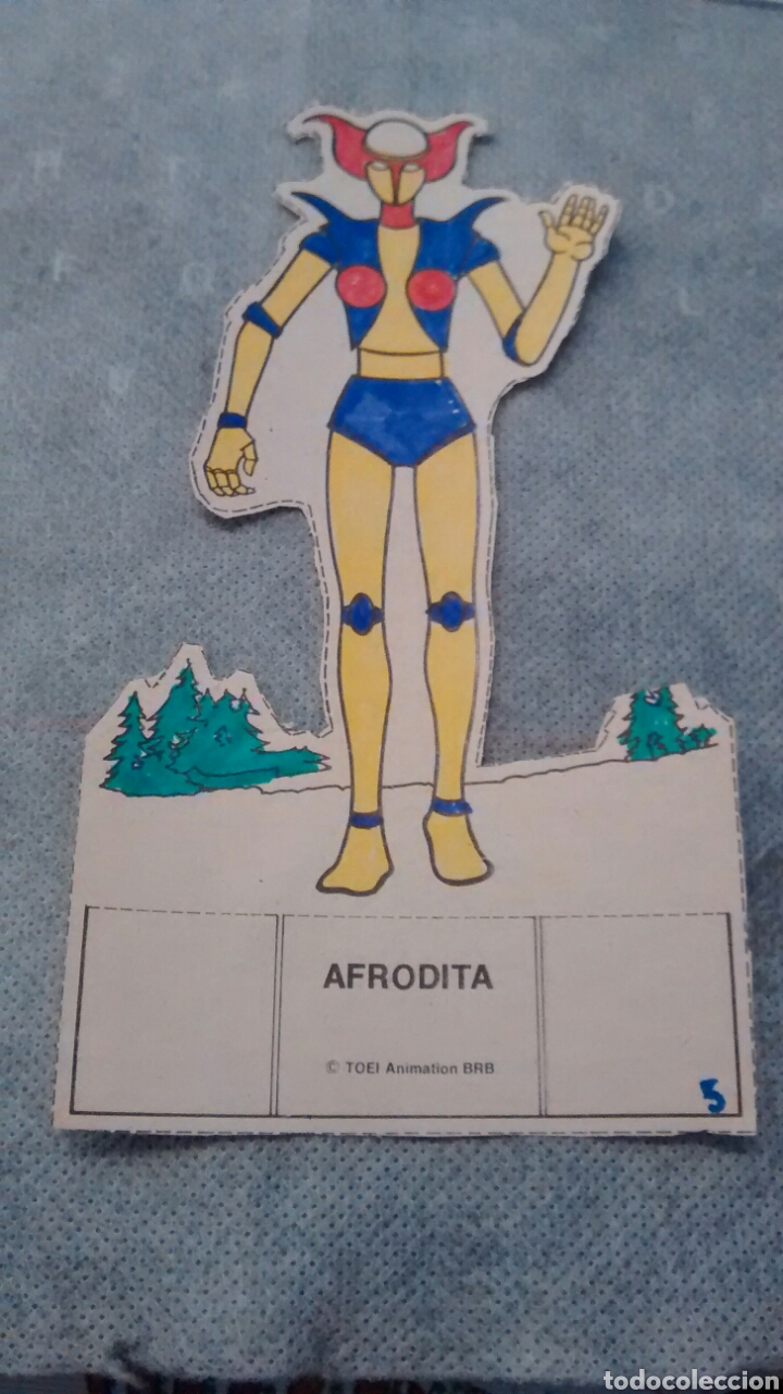 Coleccionismo recortables: RECORTABLE AFRODITA. MAZINGER Z. TELEPROGRAMA. 1978 - Foto 1