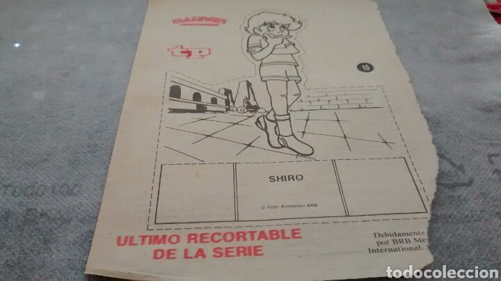 Coleccionismo recortables: RECORTABLE SHIRO MAZINGER Z. TELEPROGRAMA. 1978 - Foto 1
