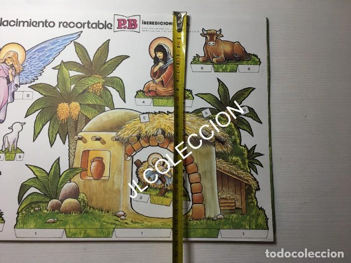 Coleccionismo recortables: NACIMIENTO BELEN RECORTABLE - Foto 8
