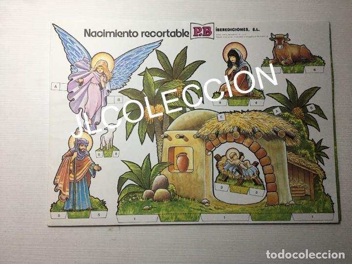 Coleccionismo recortables: NACIMIENTO BELEN RECORTABLE - Foto 3