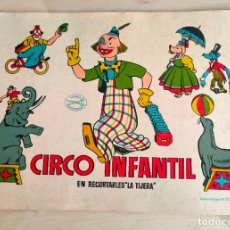 Coleccionismo Recortables: CIRCO INFANTIL RECORTABLES LA TIJERA 1958.. Lote 337887428