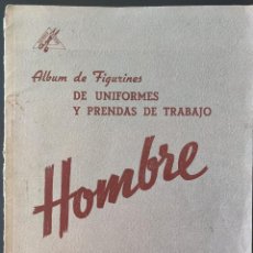 Coleccionismo Recortables: ALBUM DE FIGURINES DE UNIFORME Y PRENDAS DE TRABAJO HOMBRE