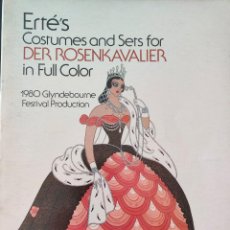 Coleccionismo Recortables: ERTE'S COSTUMES AND SETS FOR DER ROSENKAVALIER IN FULL COLOR