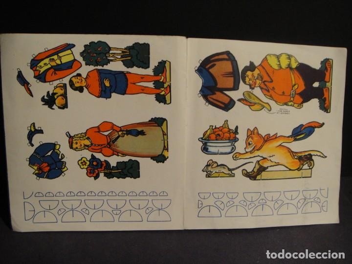 Coleccionismo recortables: cuento y recortable , el gato con botas - editorial roma - Foto 2
