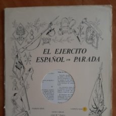 Coleccionismo Recortables: CARPETA ORIGINAL CON LISTADOS 36 RECORTALES DE LA PRIMERA SERIE DEL DESFILE DE LA VICTORIA. Lote 358825645