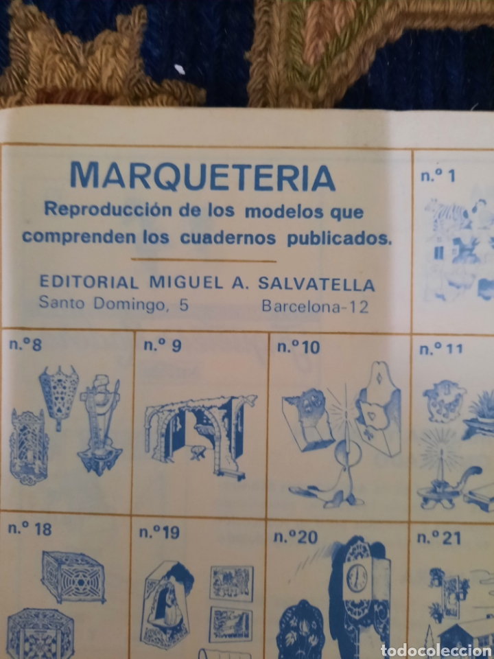 Coleccionismo recortables: CUADERNO DE MARQUETERIA, N 35 - Foto 2